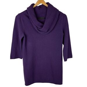 Cynthia Rowley 100% Cashmere Cowlneck Sweater